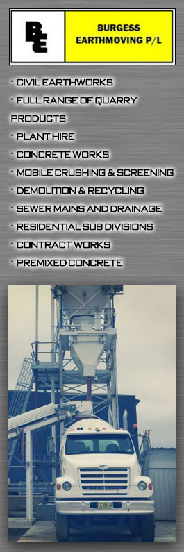 Burgess Earthmoving P/L - Promotion