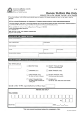 Vin Plate Form