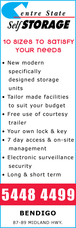 Centre State Self Storage - Promotion