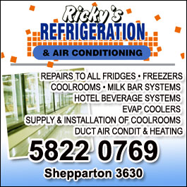 Ricky's Refrigeration u0026 Airconditioning - Commercial u0026 Industrial  Refrigeration Shepparton | Yellow Pages®