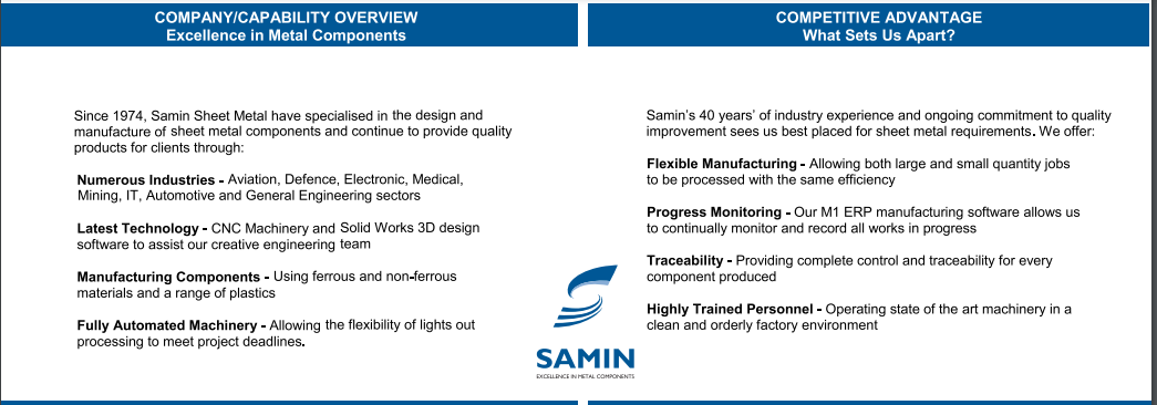 Samin Sheet Metal Pty Ltd