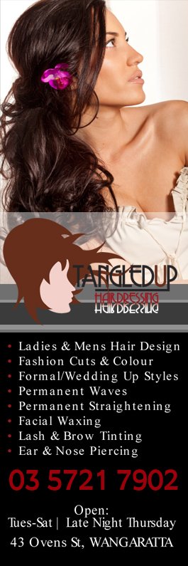 Tangled Up Hairdessing - Promotion