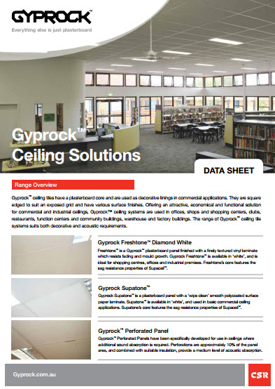 Gyprock Ceiling Solutions