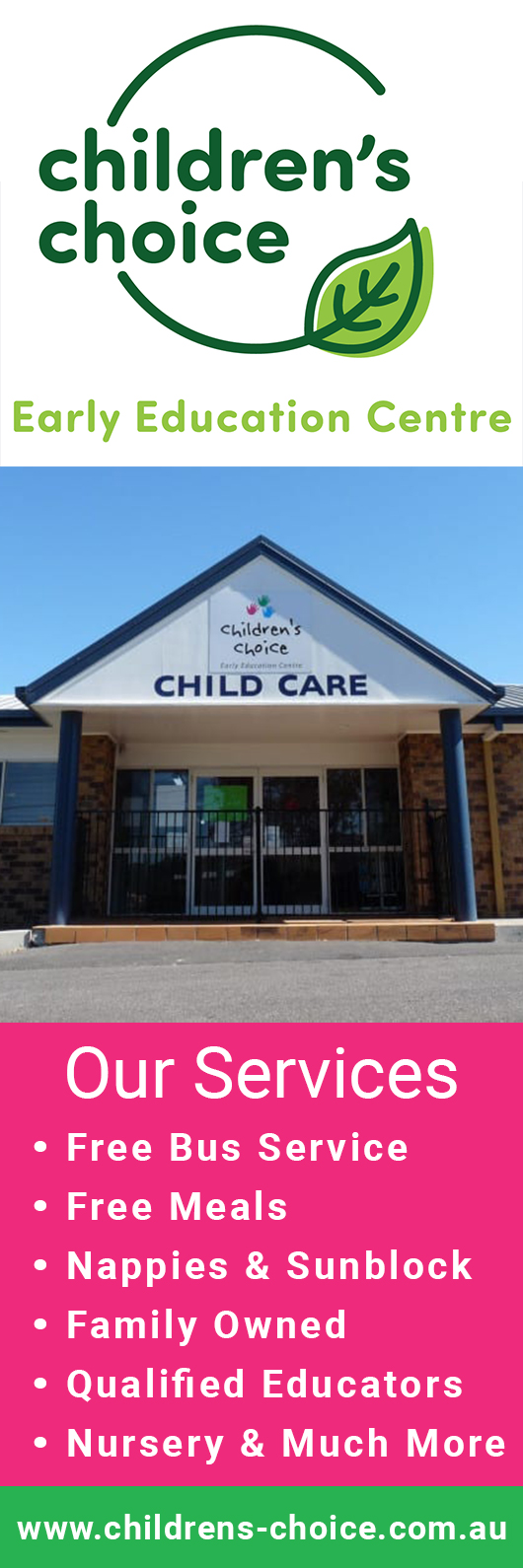 Children's Choice Early Education Centre Heritage Park - Promotion