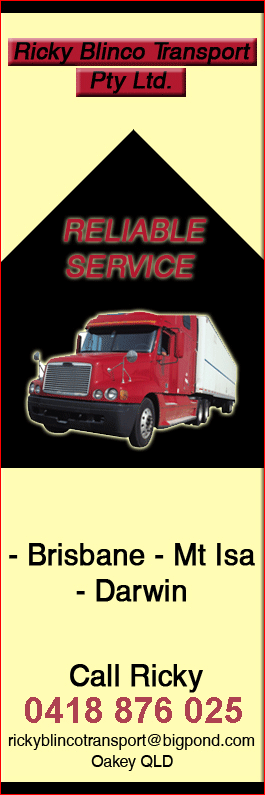 Ricky Blinco Transport Pty. Ltd. - Promotion