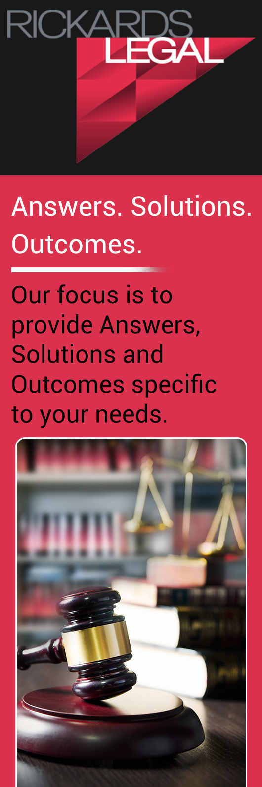 Rickards Legal - Promotion