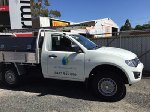 We are easily identifiable by the sign writing on our cars.  So you can feel secure.