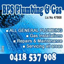 BPS Plumbing & Gas - Promotion