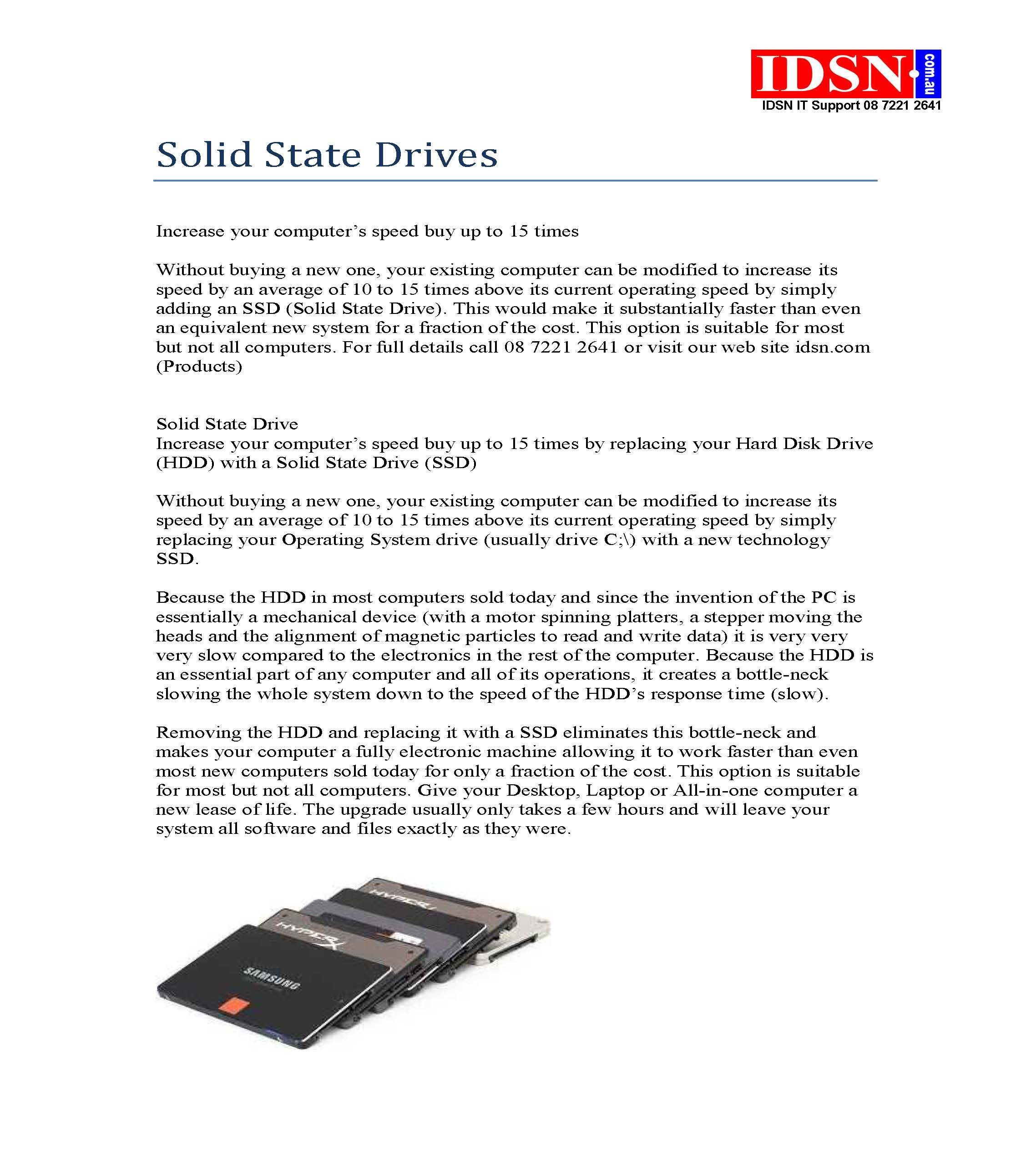 Solid State Drives