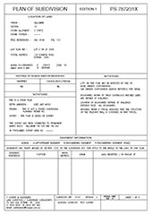 Example Plan Of Subdivision