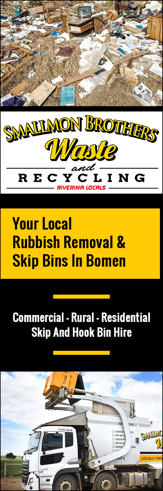 Smallmon Brothers Waste & Recycling - Promotion
