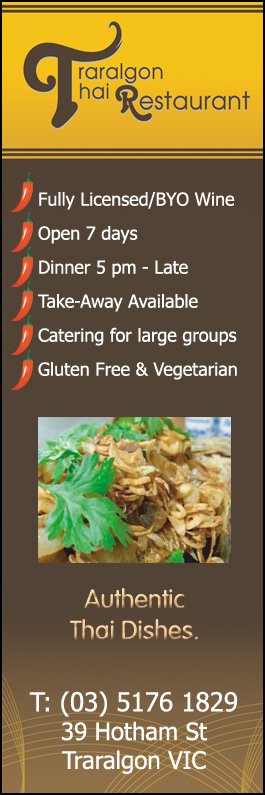 Traralgon Thai Restaurant - Promotion