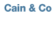 Cain &amp; Co - logo