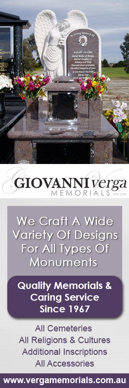 Giovanni Verga Memorials Pty Ltd - Promotion