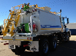 14000 litre water cart blasted and painted inside and out including hand rails, ladders etc.