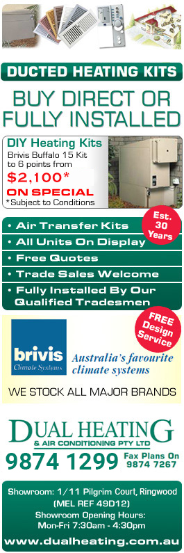 Dual Heating & Air Conditioning Pty Ltd - Promotion