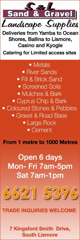 S & L Sand & Gravel Pty Ltd - Promotion