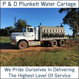 P & D Plunkett Water Cartage - Promotion