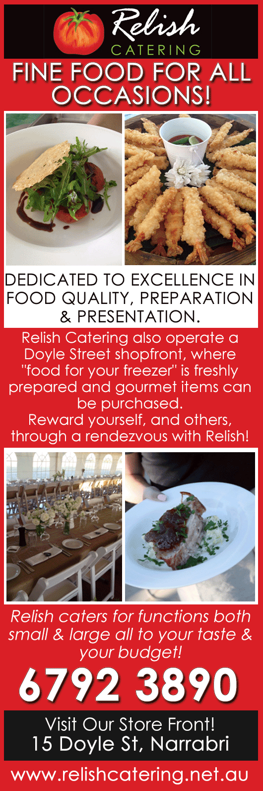 Relish Catering Catering 15 Doyle St Narrabri