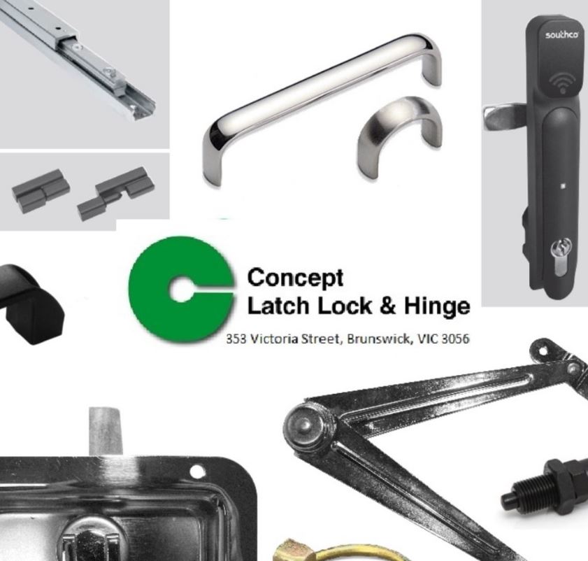 Concept Latch Lock & Hinge HardwareW'sale 353 Victoria St Brunswick