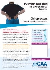 Chiropractic care for Back Pain