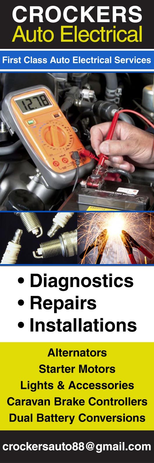 Crockers Auto Electrical Services Auto Electrician 66 Chaston St