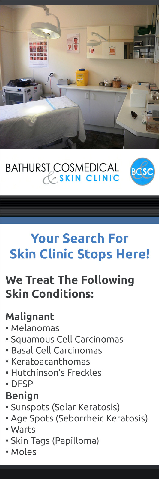 Bathurst Cosmedical & Skin Clinic Skin Cancer Clinic 189 Bentinck St