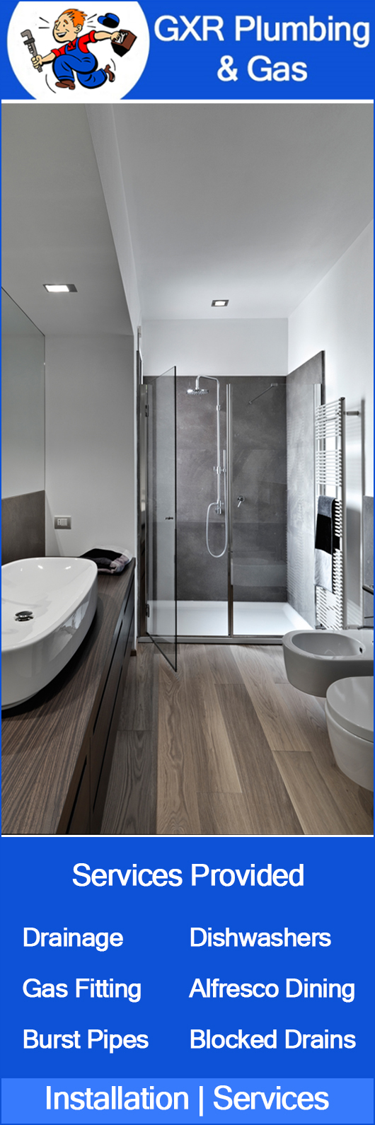GXR Plumbing & Gas - Promotion