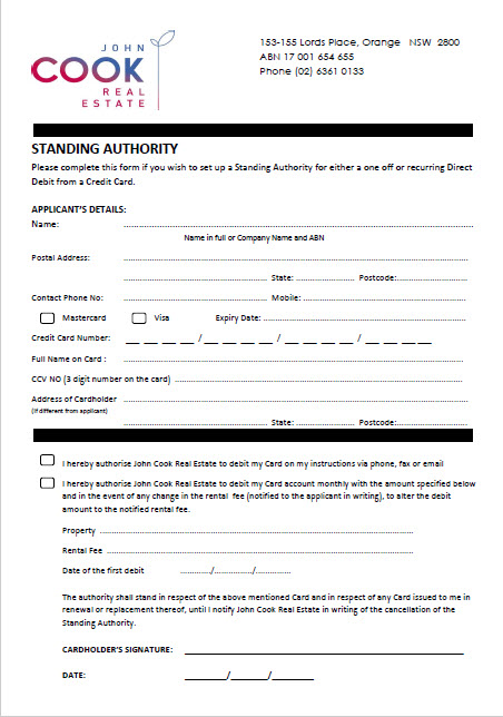 Credit Card Authority