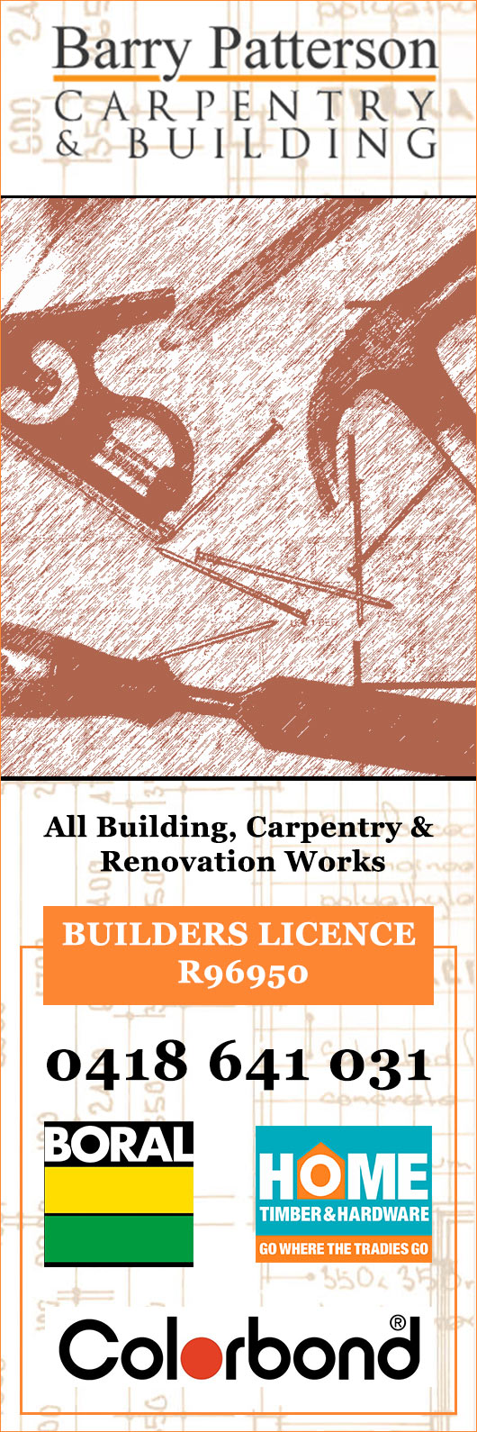 Barry Patterson Carpentry & Building - Promotion
