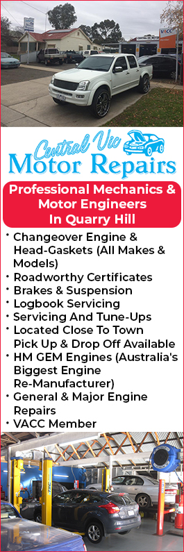Central Vic Motor Repairs - Promotion