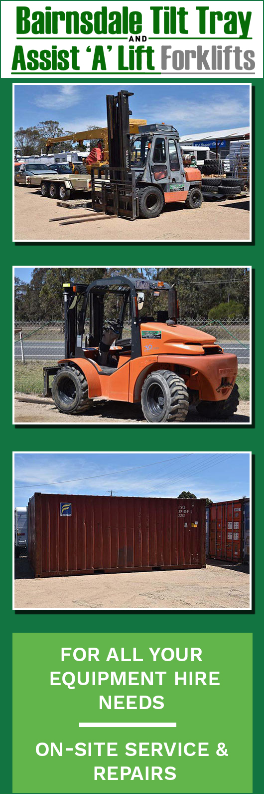 Assist A Lift Forklifts - Promotion