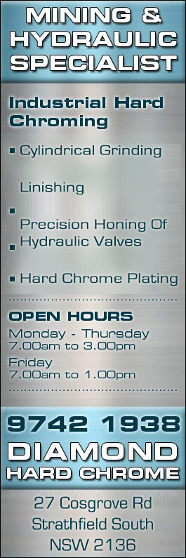 Diamond Hard Chrome Pty Ltd - Promotion