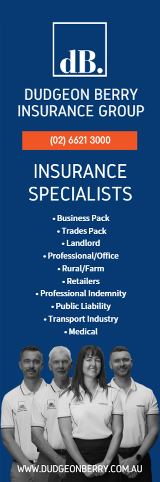 Dudgeon Berry Insurance Group - Promotion