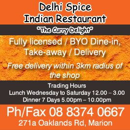 Delhi Spice Indian Restaurant - Promotion