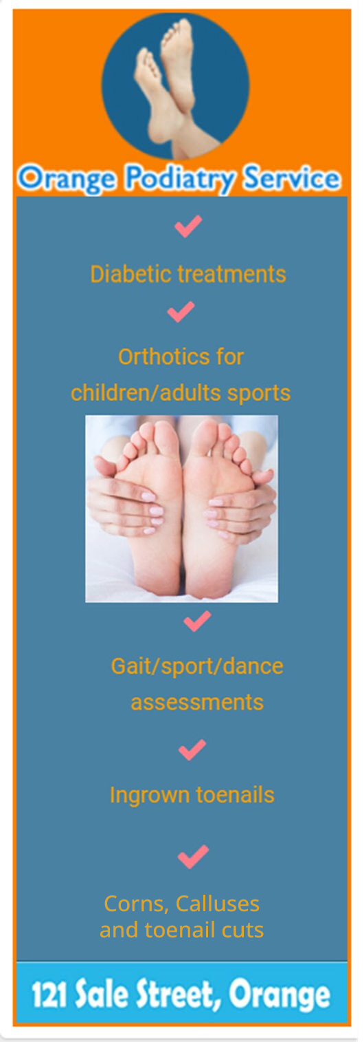 Orange Podiatry Services - Promotion