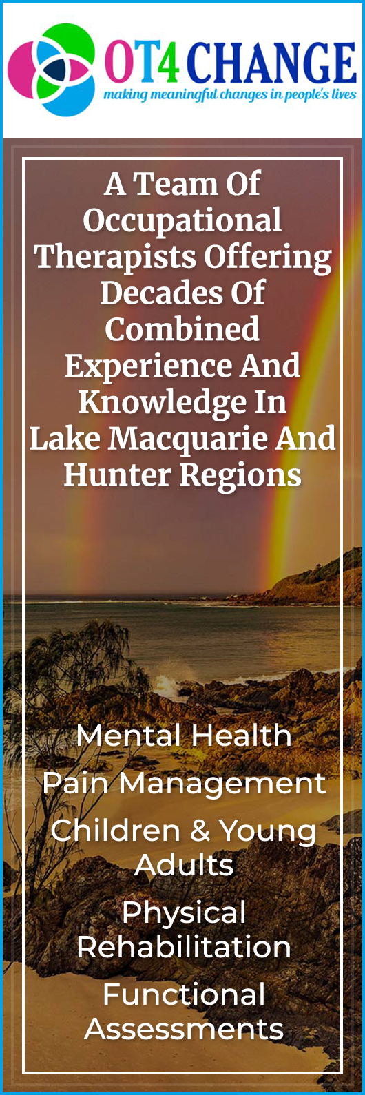 OT4CHANGE Lake Macquarie - Promotion