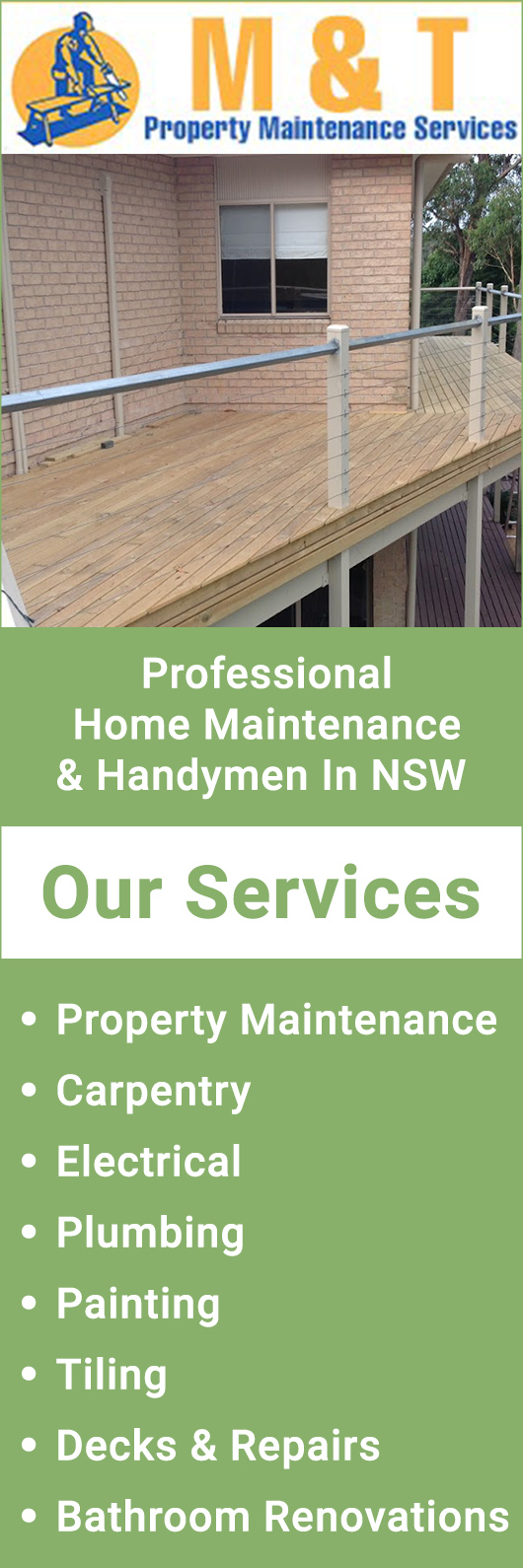 M & T  Property Maintenance Services - Promotion