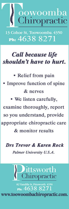 Toowoomba Chiropractic Centre. - Promotion