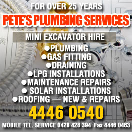 Pete's Plumbing Services - Promotion
