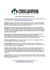 Deadbolts Vs Deadlatches?