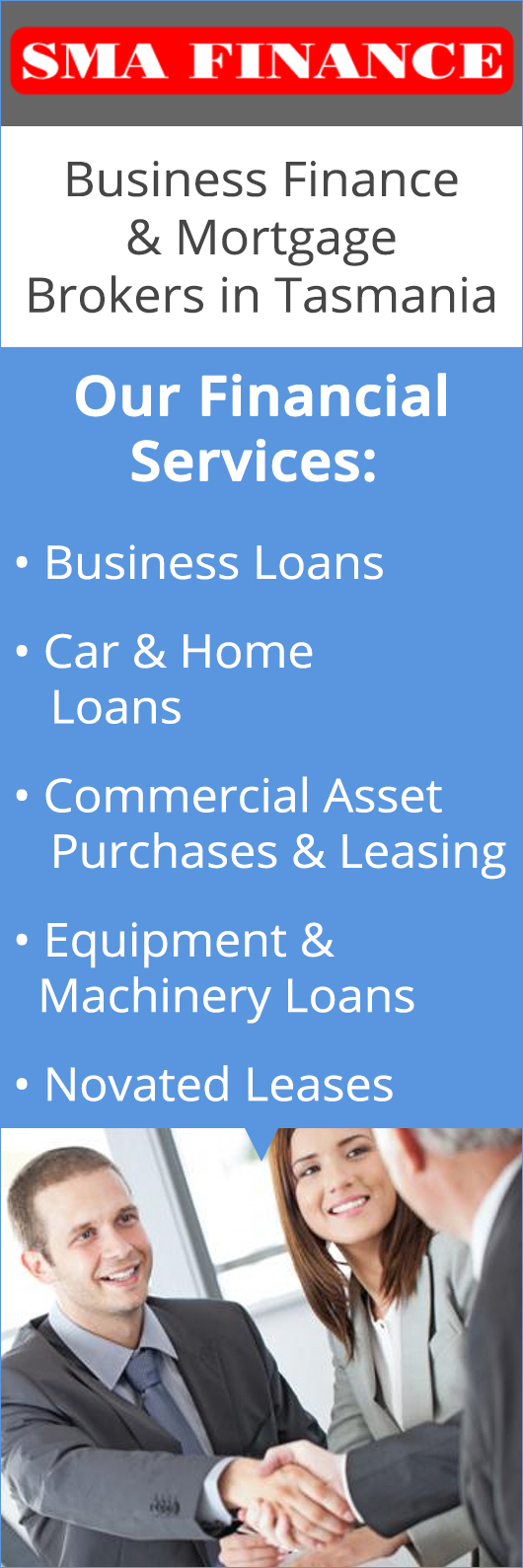 SMA Finance Launceston - Promotion