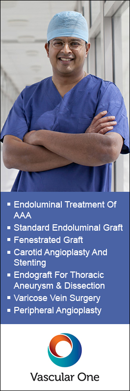 Dr Mathew Sebastian - Vascular Surgeon - Promotion