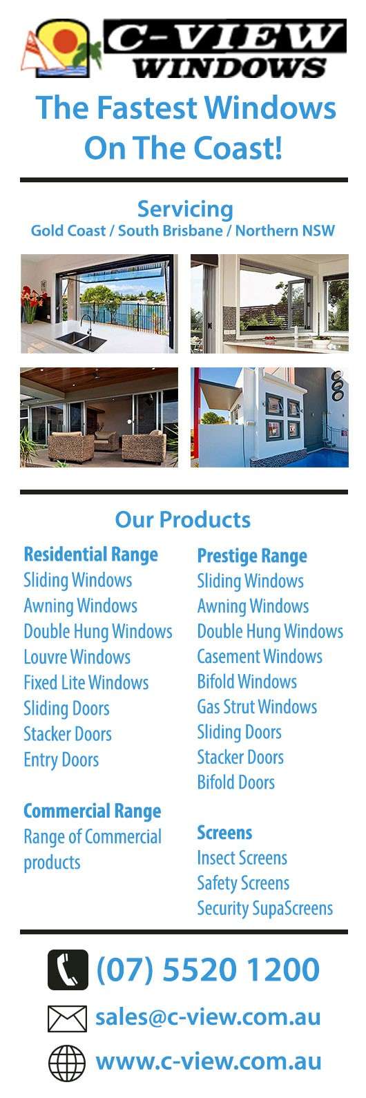 C-View Windows - Aluminium Windows - 25 Dover Drive - Burleigh Heads C-View Windows - Aluminium Windows - 25 Dover Drive - Burleigh Heads