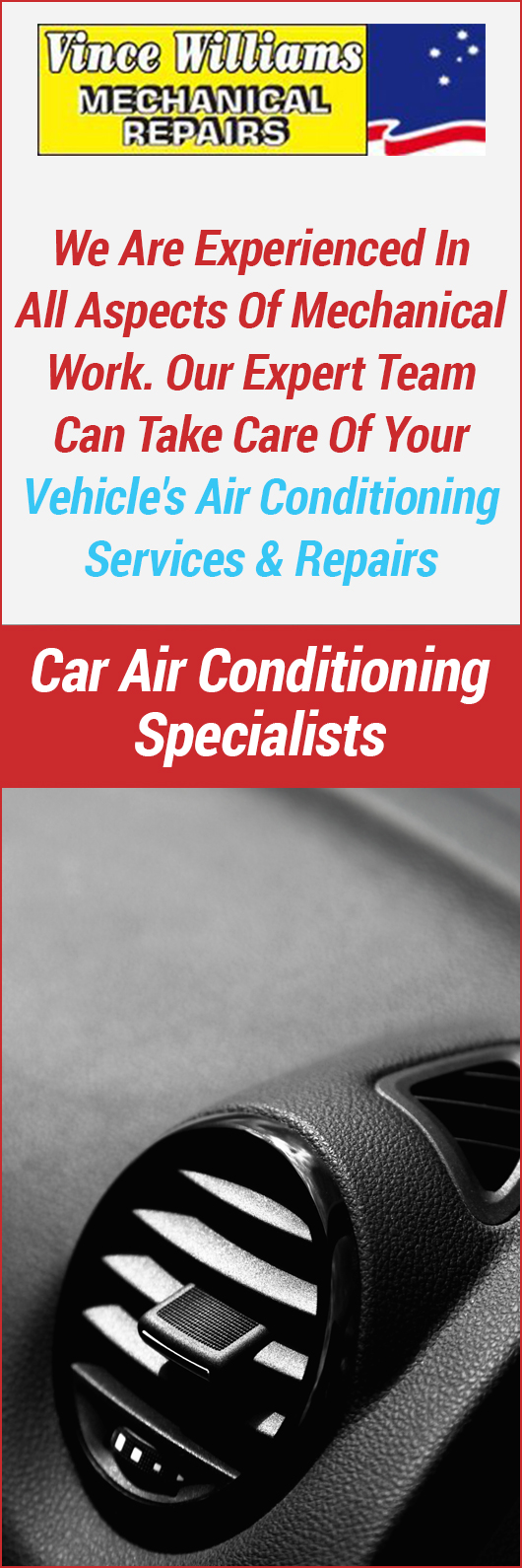 Vince Williams Mechanical Repairs - Promotion