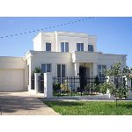 sand and cement render with mouldings