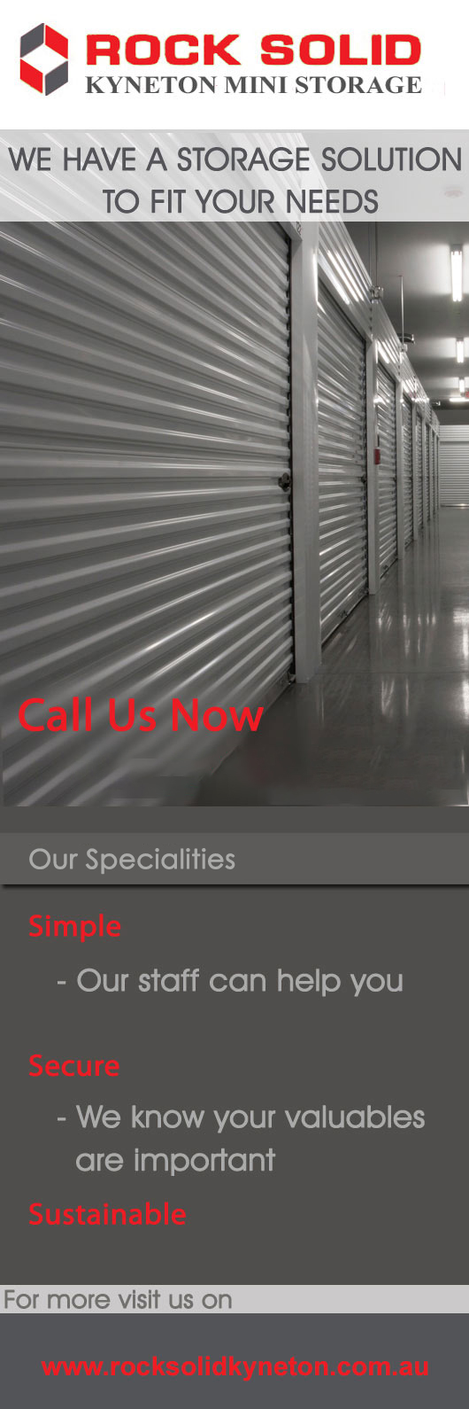 Kyneton Mini Storage - Promotion