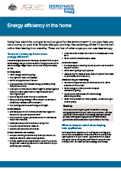 Energy Efficiency In The Home