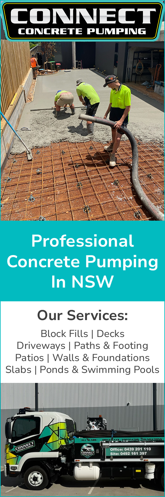 CONNECT CONCRETE PUMPING - Promotion