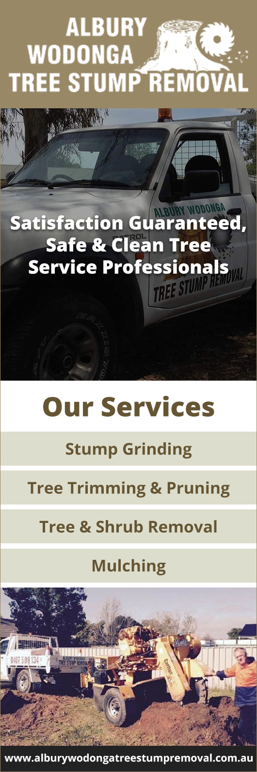 Albury Wodonga Tree & Stump Removal - Promotion
